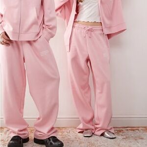 NWT COLLUSION WIDE LEG PINK SWEATPANTS